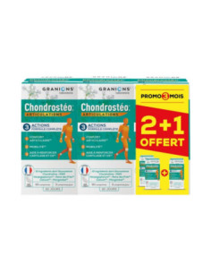 Granions Chondrostéo+ Articulations - Lot de 3 x 90 Comprimés dont 90 Comprimés Offerts
