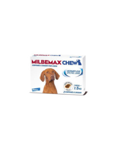 ELANCO Milbemax Chew Chiens de 5 kg et plus - 2 comprimés