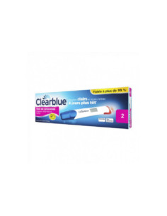 Clearblue Test de grossesse digital ultra-précoce - 2 unités