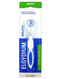 Elgydium Gratte-Langue Couleur : Bleu - 1 unité