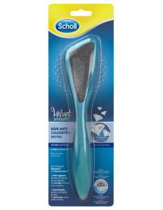 Scholl Velvet Smooth Râpe Anti-Callosités Double Action - 1 unité