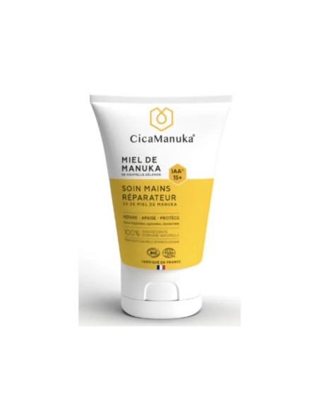 CicaManuka Soin mains réparateur au miel de Manuka IAA15 + Bio - 50ml