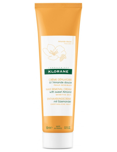 Klorane Crème Dépilatoire à l'Amande Douce - 150 ml