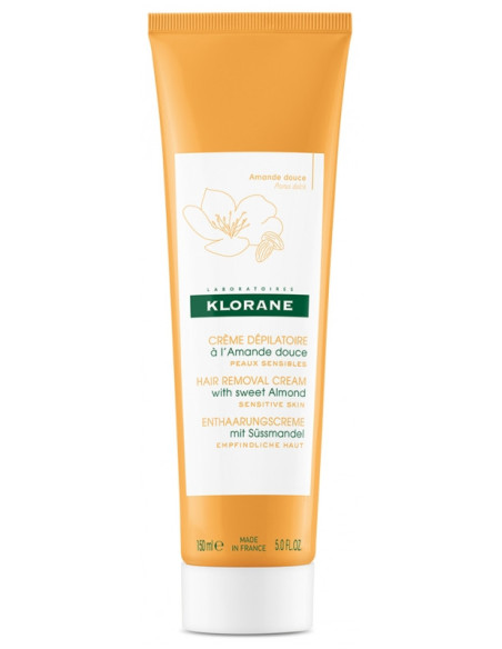 Klorane Crème Dépilatoire à l'Amande Douce - 150 ml