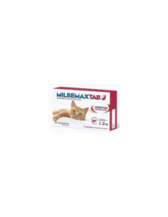 ELANCO Milbemaxtab vermifuge chat + de 2kg - 2 comprimés