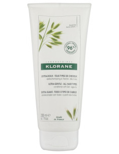 Klorane Extra-Doux - Tous Types de Cheveux Après-Shampoing à l'Avoine - 200 ml