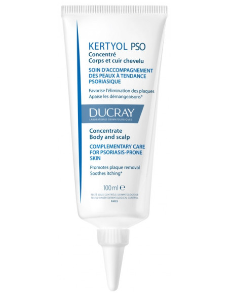Ducray Kertyol P.S.O. Concentré Corps et Cuir Chevelu - 100 ml