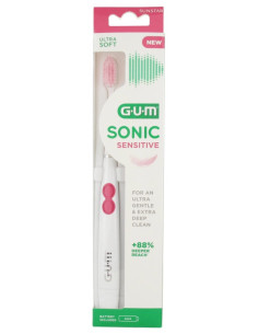 GUM Sonic Sensitive Brosse à Dents Ultra Souple 4101 - 1 unité