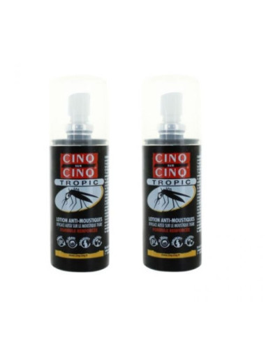 Cinq sur Cinq Tropic Lotion Anti-Moustiques - 2X75ml