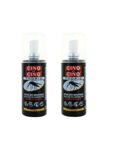 Cinq sur Cinq Tropic Lotion Anti-Moustiques - 2X75ml