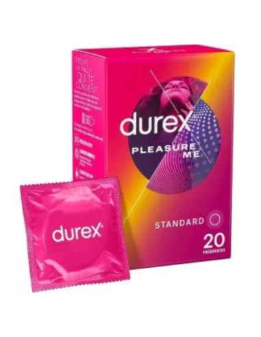 Préservatifs Pleasure Me Durex - 20 préservatifs