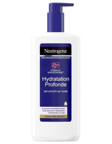 Neutrogena Hydratation Profonde Lait Enrichi en Huile - 400 ml