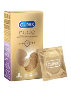 Durex Nude Sensation peau contre peau sans latex - 20 préservatifs
