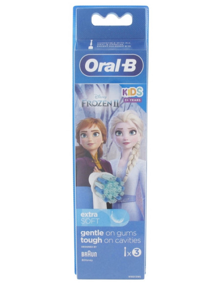 Oral-B Disney Kids 3 Ans et +  Têtes de Rechange - 3 unités