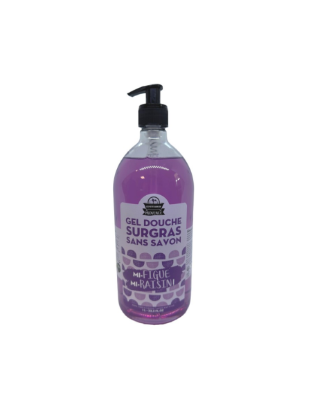 Les Petits Bains De Provence Gel Douche Surgras  Figue & Raisin - 1L
