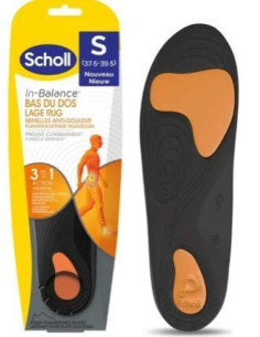 Scholl Semelle Anti-Douleur Bas Du Dos - T1