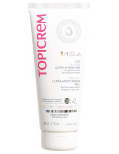 Topicrem MELA Lait Unifiant Ultra-Hydratant - 200 ml