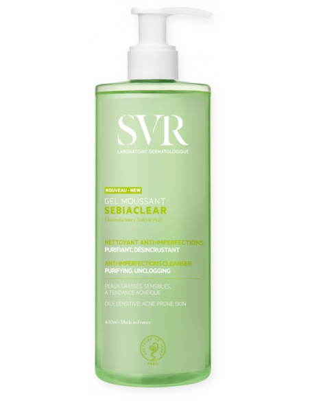 SVR Sebiaclear Gel Moussant Anti-Imperfections - 400 ml