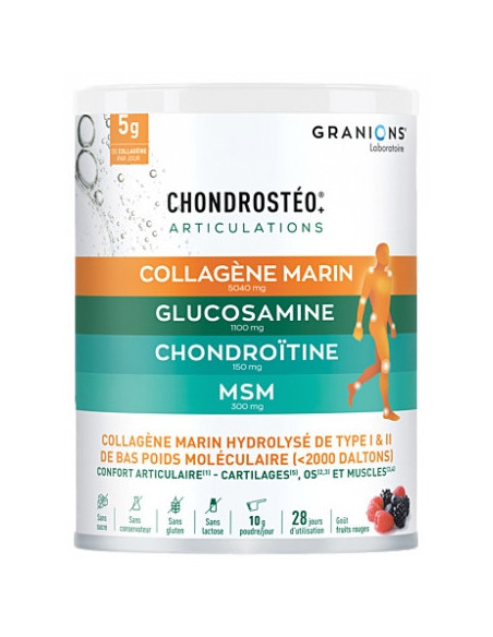 Granions Chondrostéo Collagène Marin Poudre - 280 g