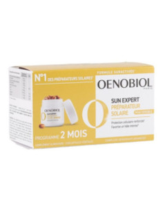 Oenobiol Sun Expert Préparateur Solaire Peau Sensible - Lot de 2 x 30 Capsules