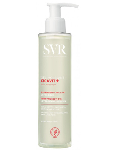 SVR Cicavit+ Gel Moussant Assainissant Apaisant - 200 ml