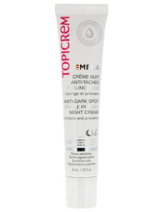 Topicrem MELA Crème Nuit Anti-Taches Peeling Doux - 40 ml