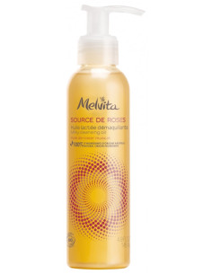 Melvita Source de Roses Huile Lactée Démaquillante Bio - 145 ml