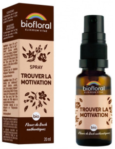 Biofloral Spray Trouver la Motivation Bio - 20 ml