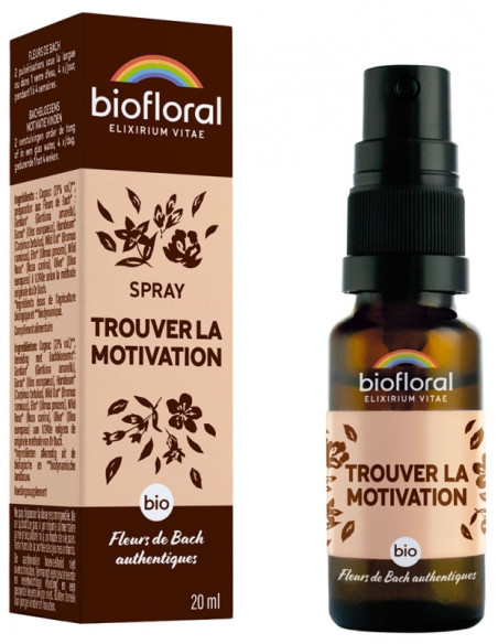 Biofloral Spray Trouver la Motivation Bio - 20 ml