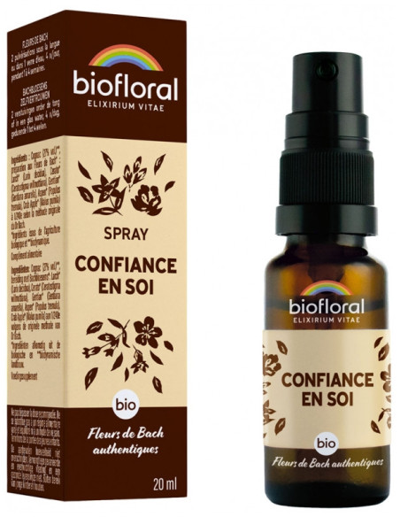 Biofloral Spray Confiance en Soi Bio - 20 ml