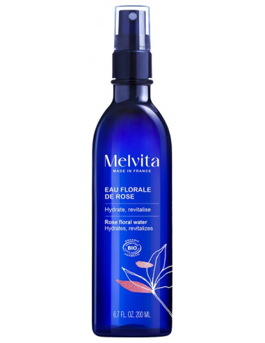 Melvita Eau Florale de Rose Bio Flacon Vaporisateur - 200 ml